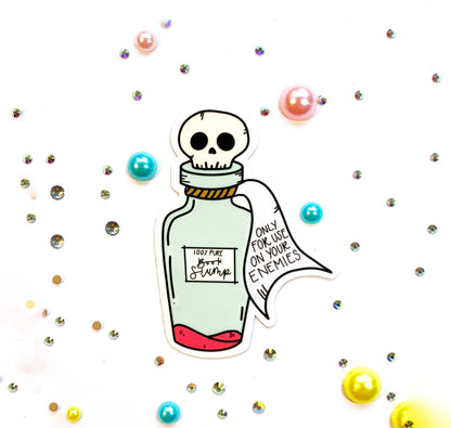 Book Slump Poison Bottle Sticker - The Feral Girls Club