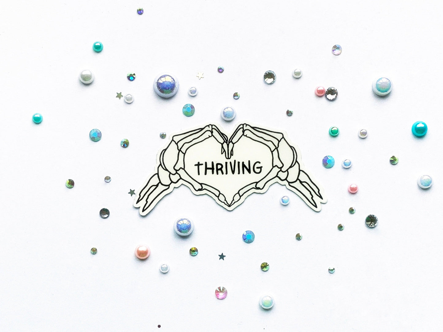 Thriving Sticker - The Feral Girls Club