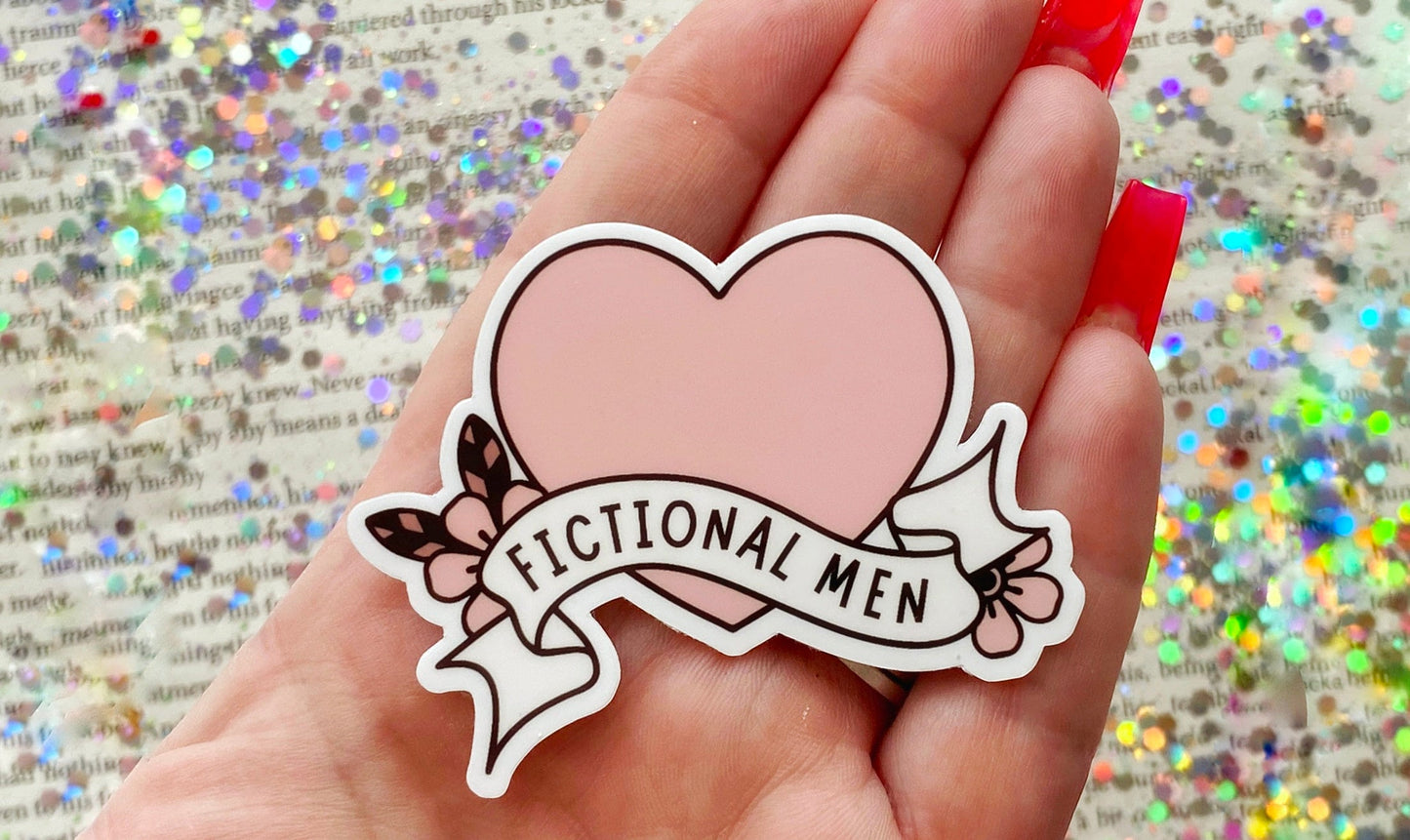 Fictional Men Sticker - The Feral Girls Club