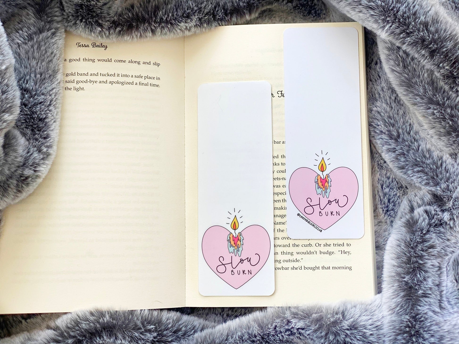 Slow Burn Candle Bookmark - The Feral Girls Club