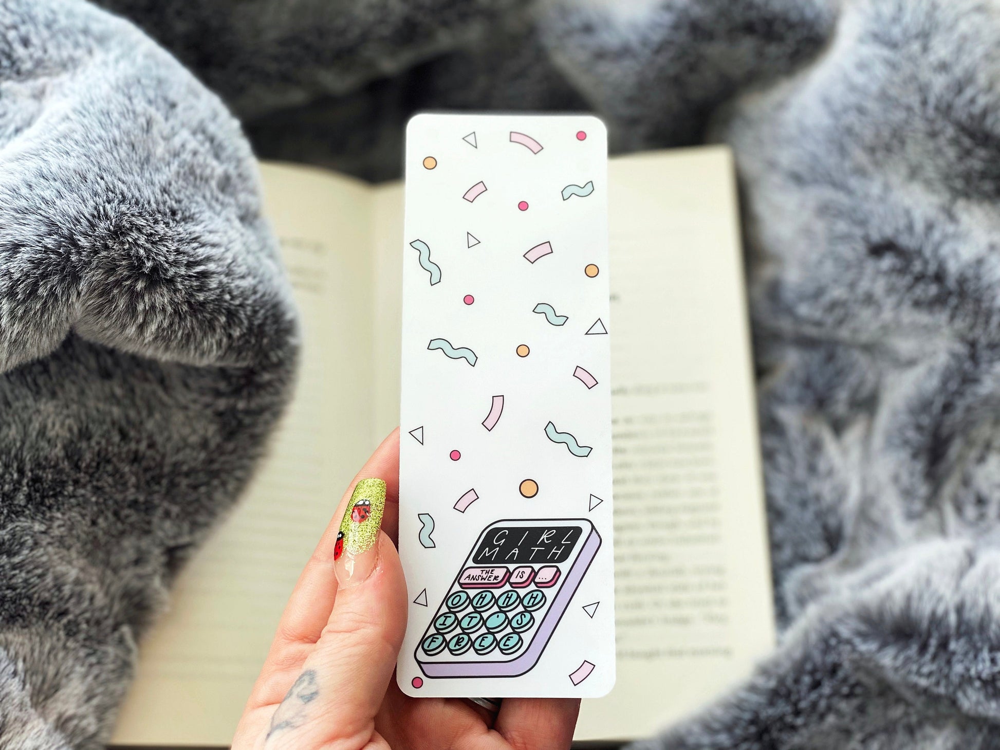 Girl Math Calculator Bookmark - The Feral Girls Club