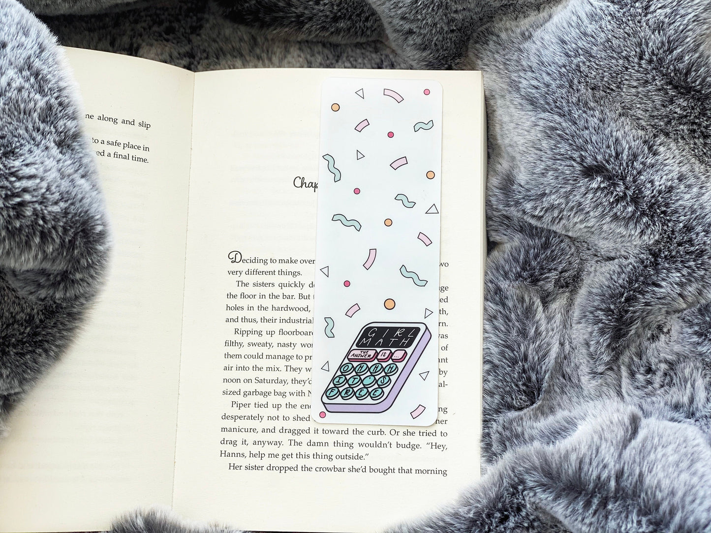 Girl Math Calculator Bookmark - The Feral Girls Club