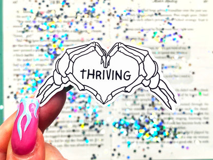 Thriving Sticker - The Feral Girls Club