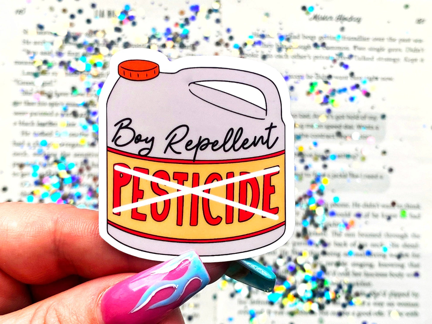 Boy Repellent Sticker - The Feral Girls Club