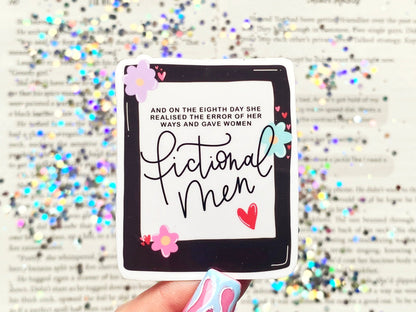 Fictional Men Kindle Sticker - The Feral Girls Club