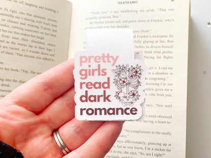 Pretty Girls Read Dark Romance Magnetic Bookmark - The Feral Girls Club