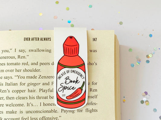 In Case of Emergency Book Spice Magnetic Bookmark - The Feral Girls Club