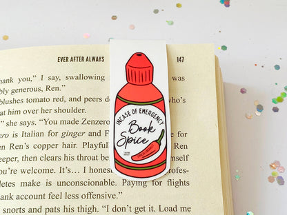 In Case of Emergency Book Spice Magnetic Bookmark - The Feral Girls Club