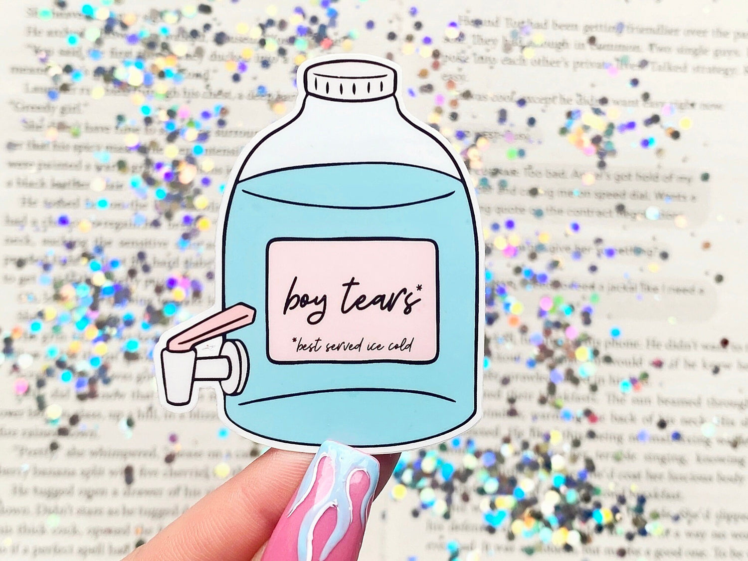 Boys Tears Sticker - The Feral Girls Club