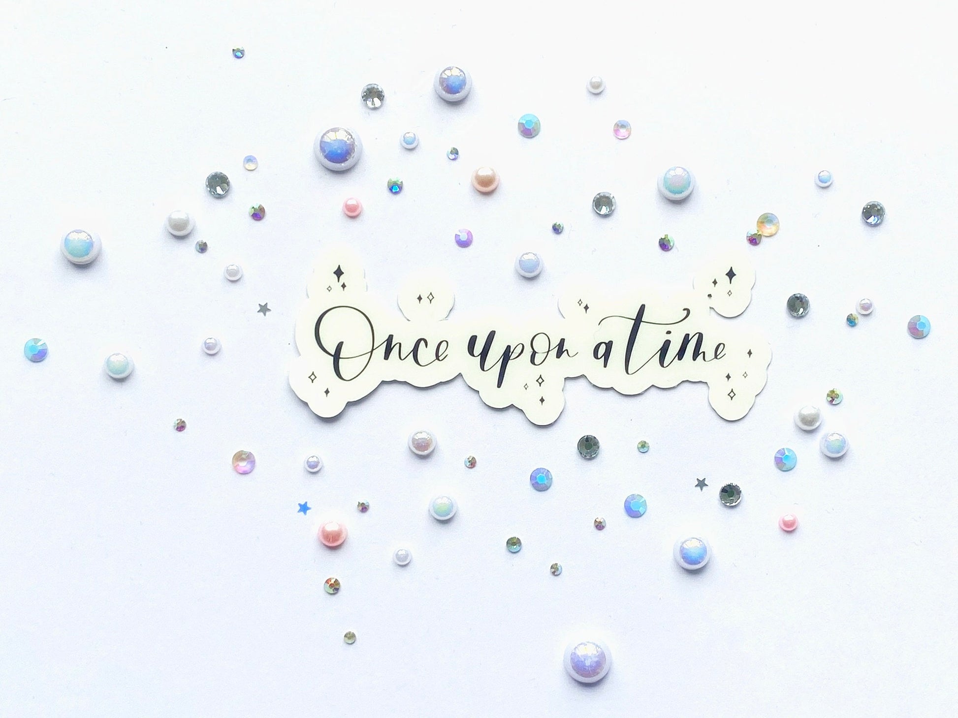 Once Upon A Time with Sparkles Sticker - The Feral Girls Club