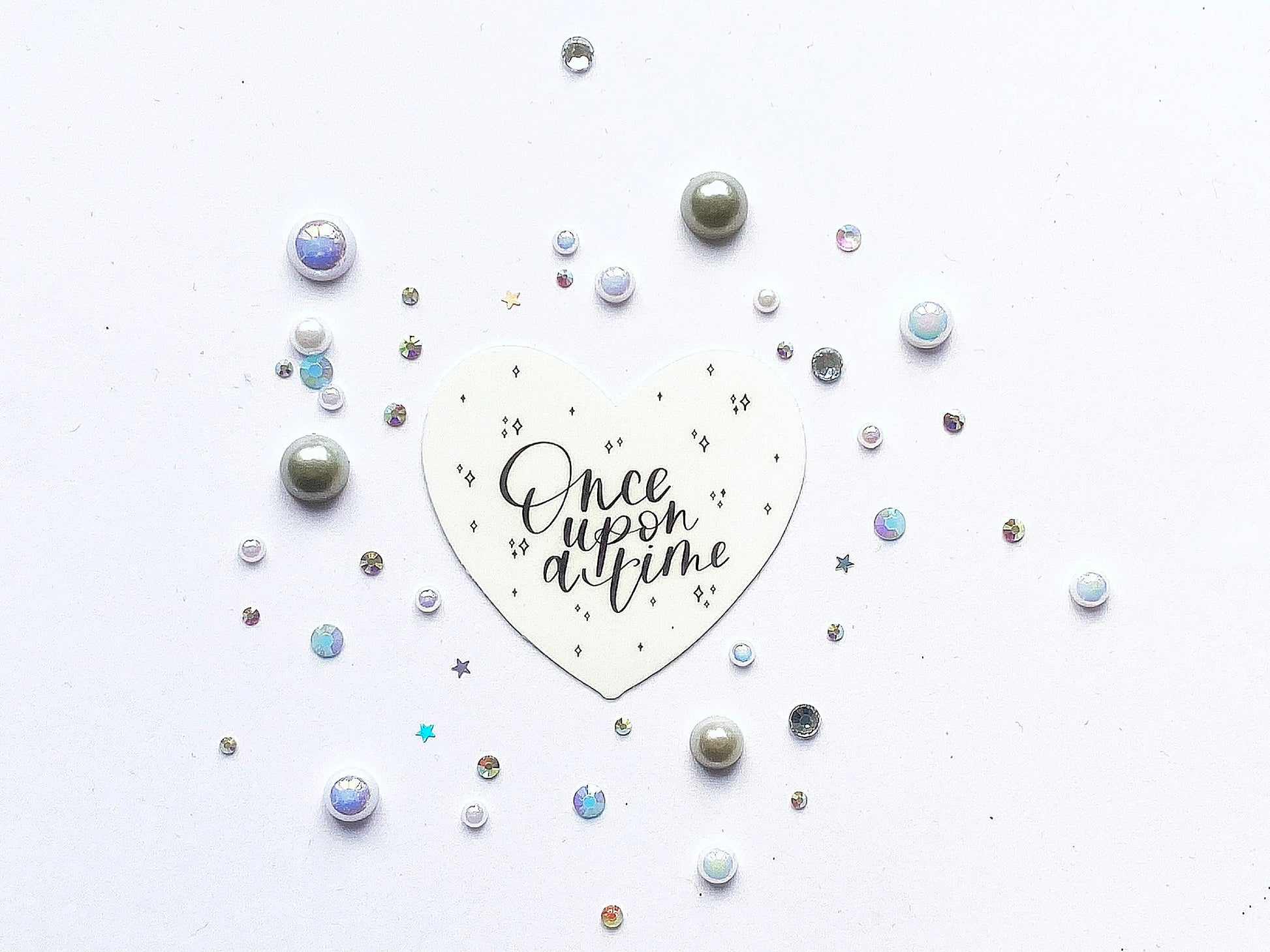 Once Upon A Time Heart Sticker - The Feral Girls Club