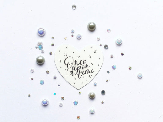 Once Upon A Time Heart Sticker - The Feral Girls Club