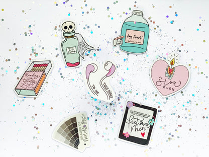 Talk Dirty To Me Earphones Sticker - The Feral Girls Club