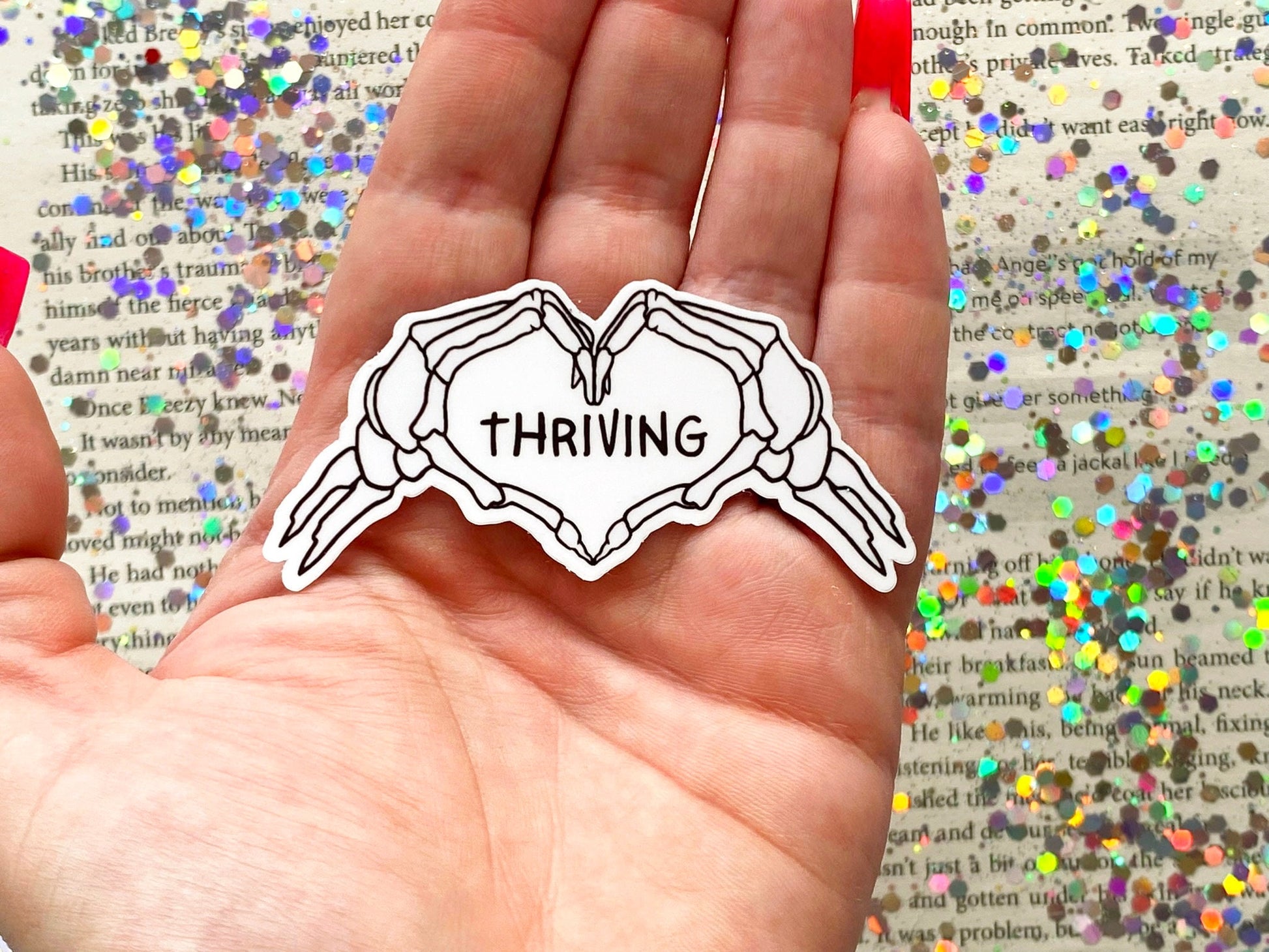 Thriving Sticker - The Feral Girls Club