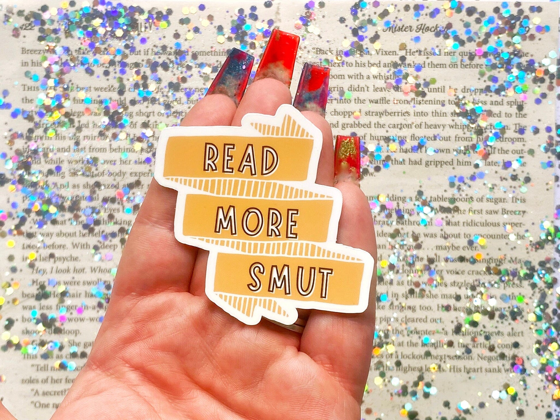 Read More Smut Sticker - The Feral Girls Club