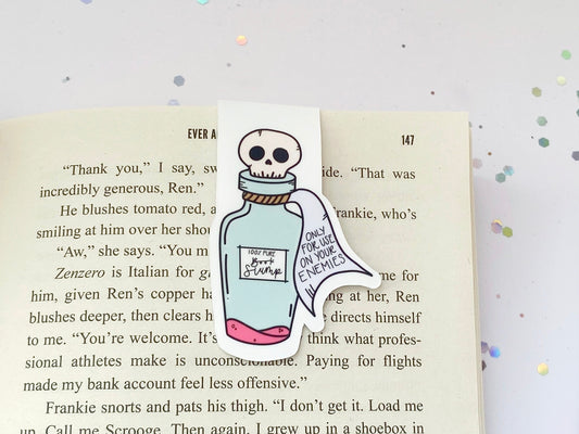 Book Slump Poison Bottle Magnetic Bookmark - The Feral Girls Club