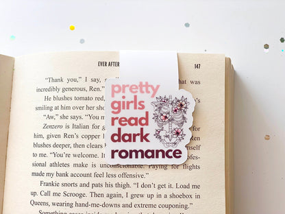 Pretty Girls Read Dark Romance Magnetic Bookmark - The Feral Girls Club