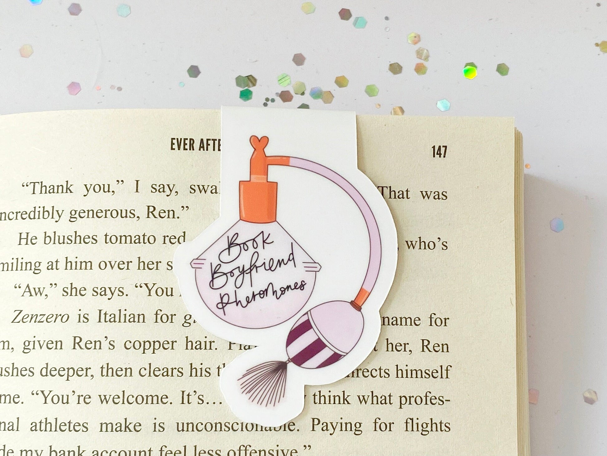 Book Boyfriend Pheramones Magnetic Bookmark - The Feral Girls Club