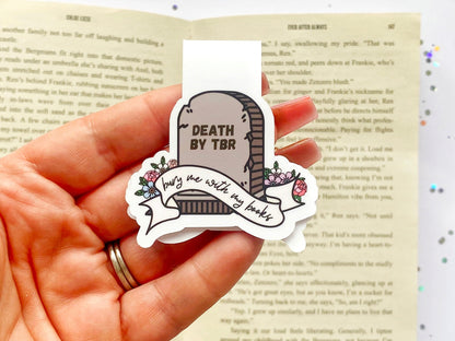 Death By TBR Magnetic Bookmark - The Feral Girls Club